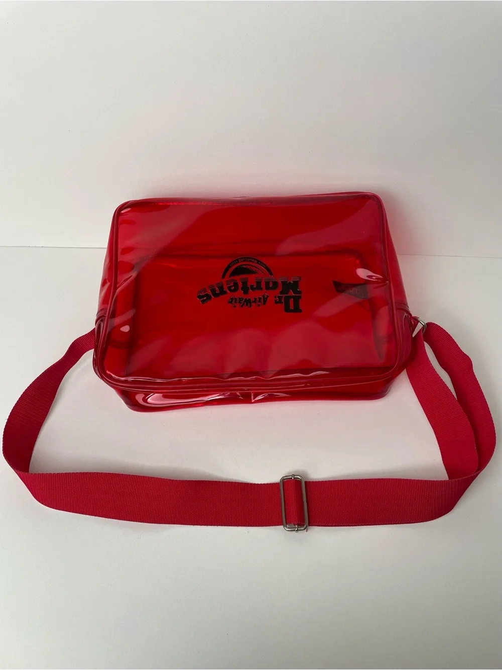 Vintage Dr. Martens Medium Red Messenger Logo Bag